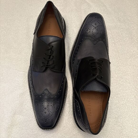 PAUL FREDRICK MENS MULTICOLOR WING TIPPED SHOES SZ  14 M PREPPY VTG STYLE main image 11